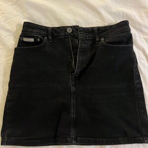 Calvin Klein Jeans Black Mini Skirt